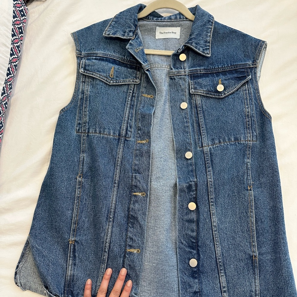 The Frankie Shop Denim Vest